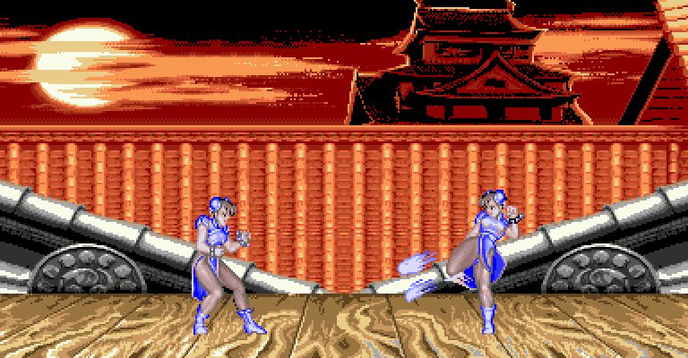 STrEet Fighter II atari screenshot